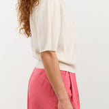 Demylee Apparel Womens Sweaters Joan Cashmere Cardigan in Ivory