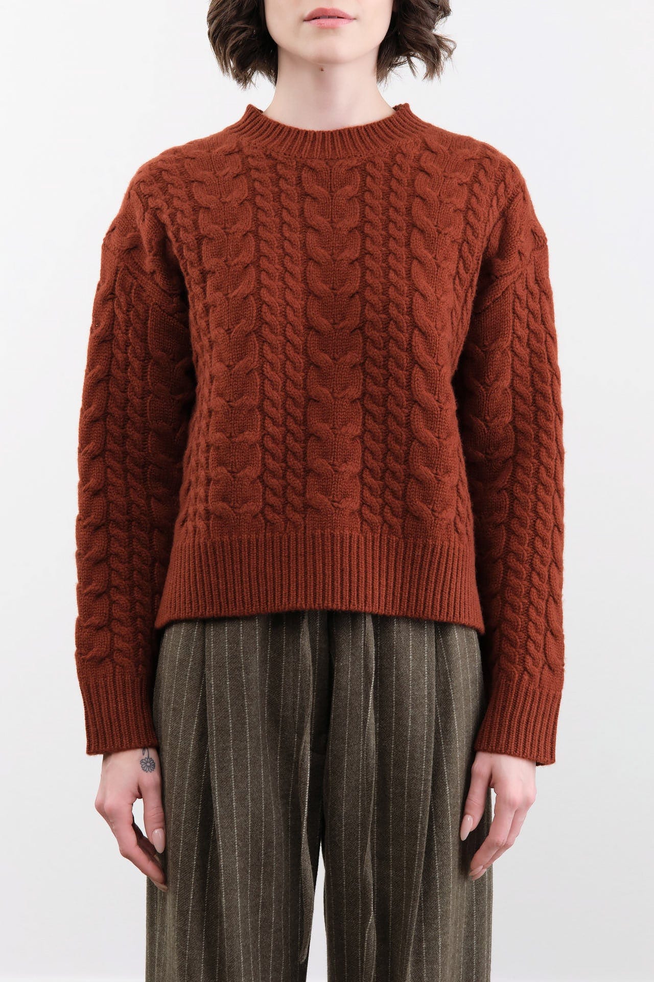 DEMYLEE Apparel Womens Sweaters Jocelyn Merino Wool Sweater