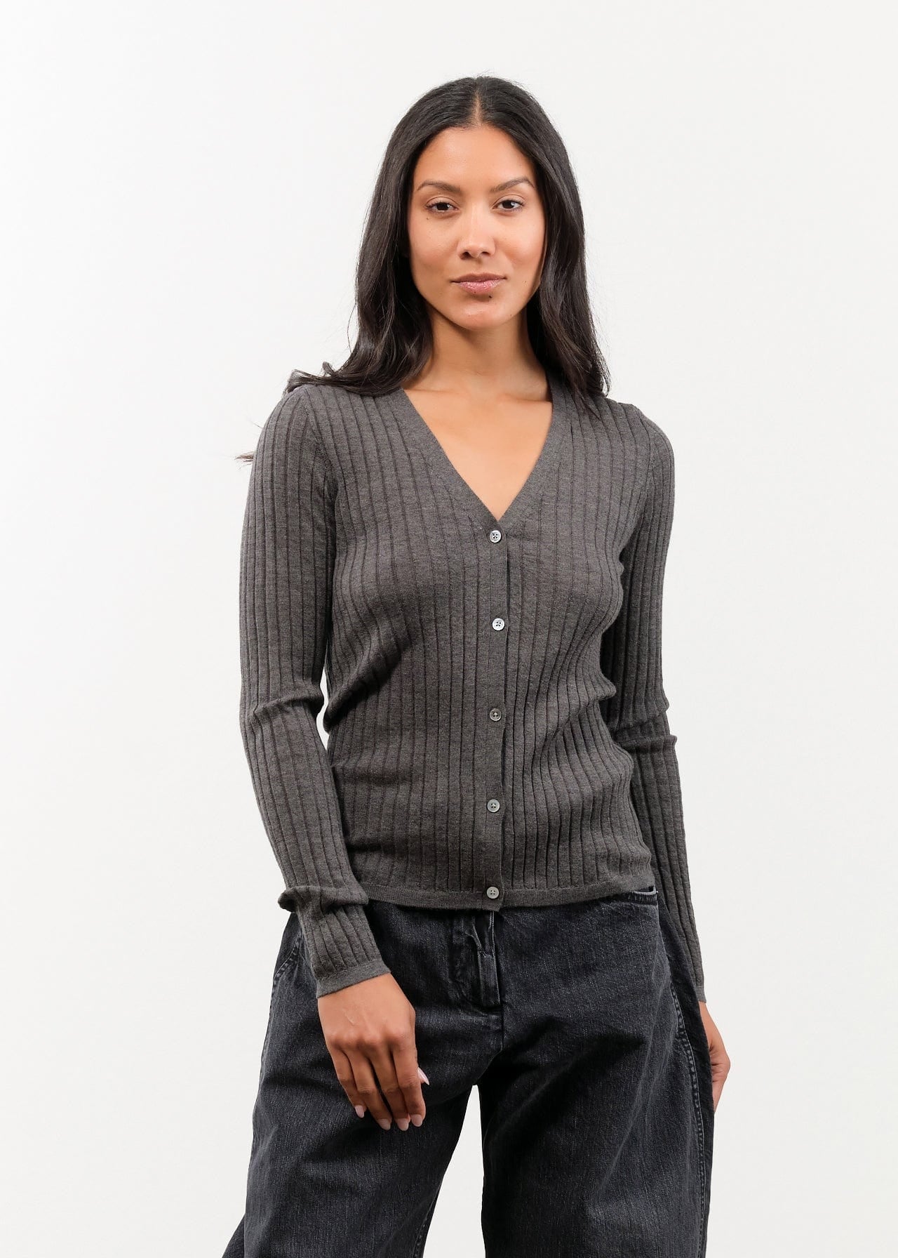 DEMYLEE Apparel Womens Sweaters Kelly Superfine Cashmere Cardigan