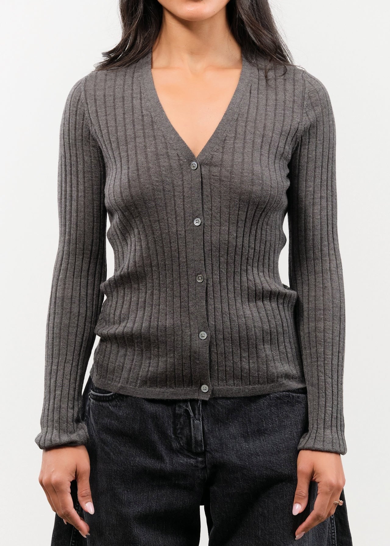DEMYLEE Apparel Womens Sweaters Kelly Superfine Cashmere Cardigan
