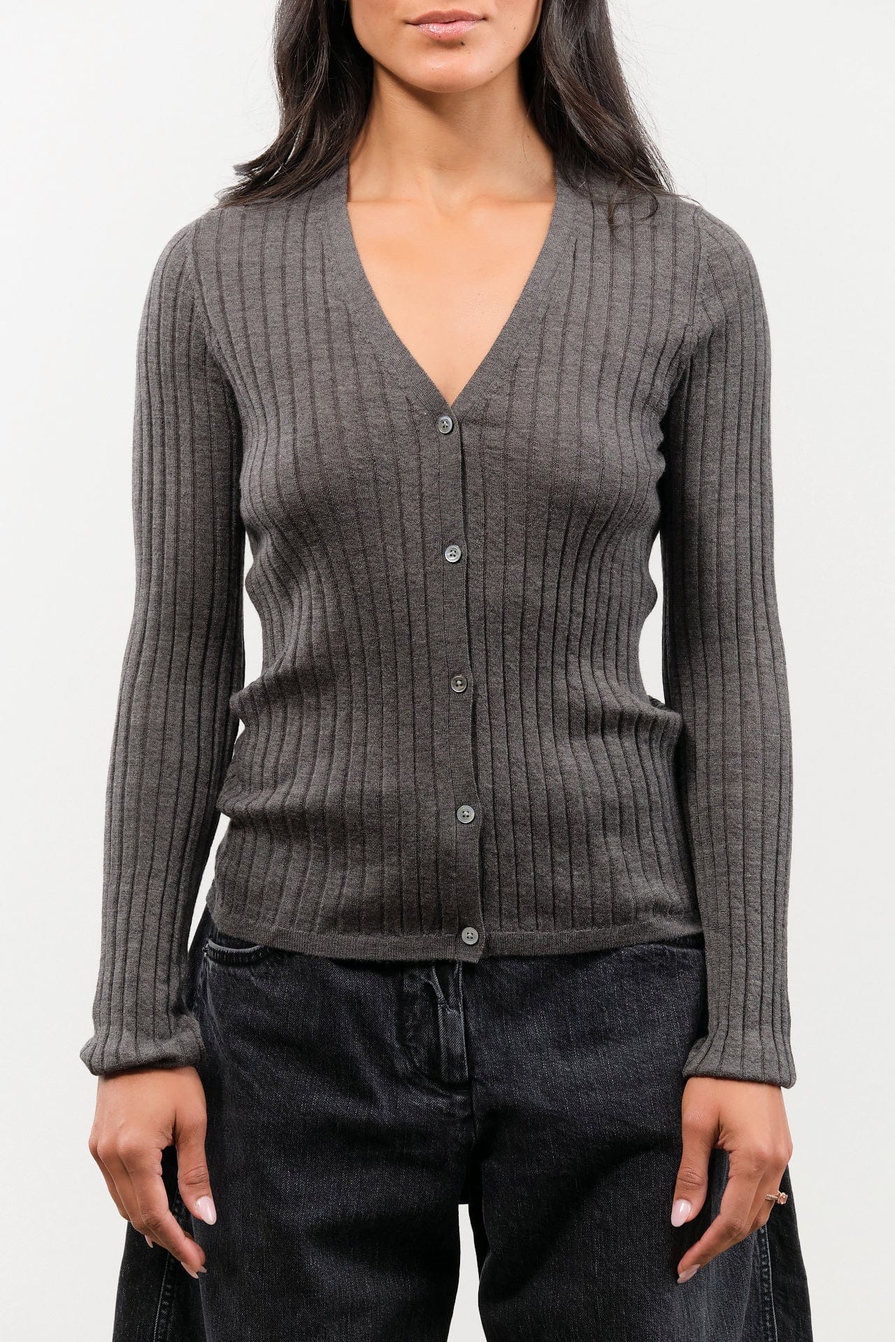 DEMYLEE Apparel Womens Sweaters Kelly Superfine Cashmere Cardigan