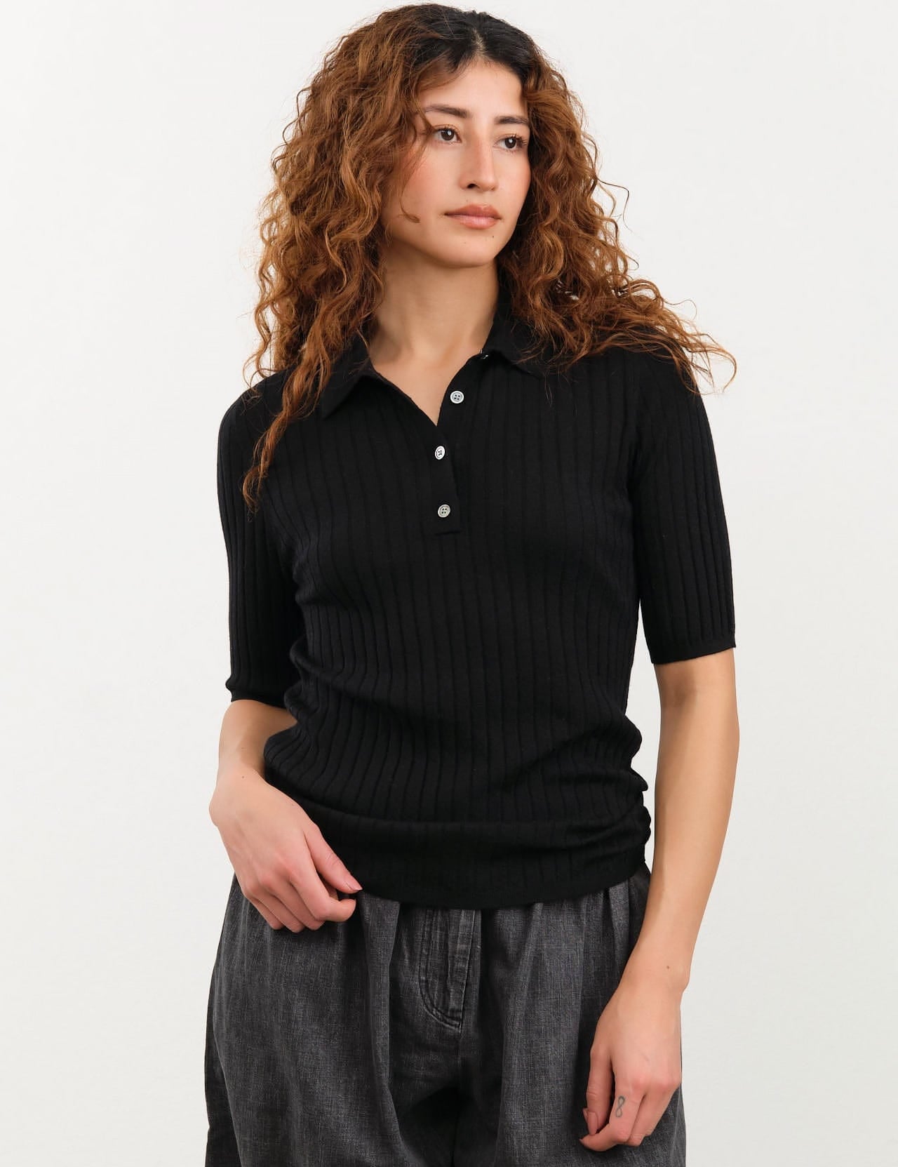 DEMYLEE Apparel Womens Sweaters Leilani Superfine Cashmere Top