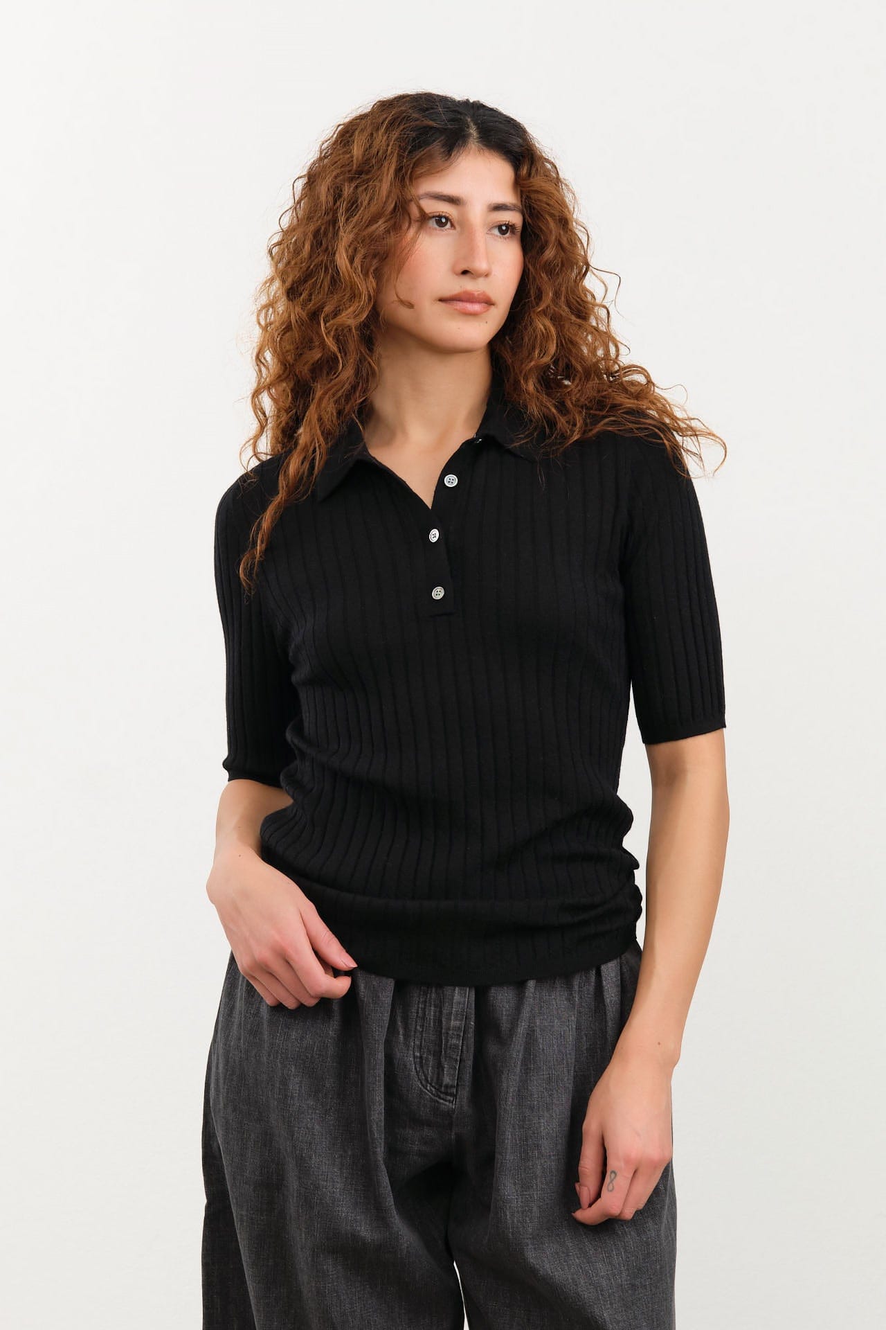 DEMYLEE Apparel Womens Sweaters Leilani Superfine Cashmere Top