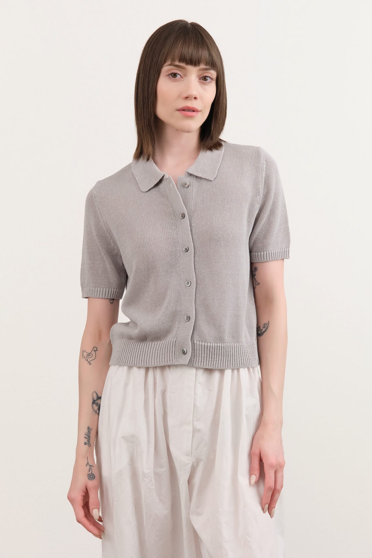 Demylee Apparel Womens Sweaters Lena Cotton Linen Top