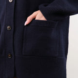 Demylee Apparel Womens Sweaters Madison Wool Cashmere Cardigan