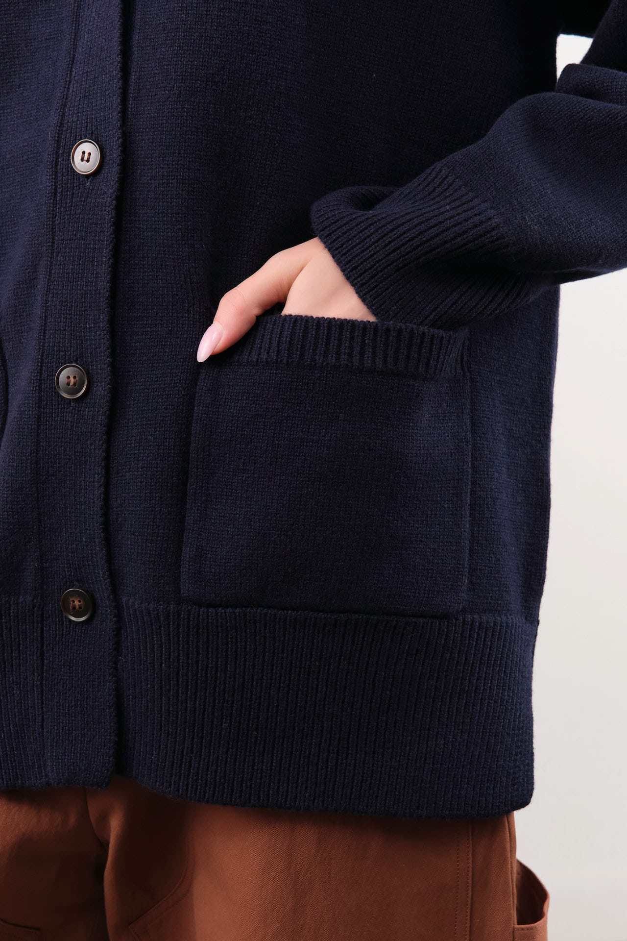 Demylee Apparel Womens Sweaters Madison Wool Cashmere Cardigan