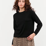 Demylee Maeve Superfine Cashmere Sweater in Black