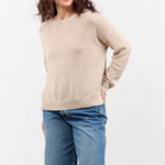 Demylee Nadin Cotton Linen Sweater in Pearl Barley