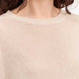 Pearl Barley Nadin Cotton Linen Sweater by Demylee