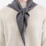 DEMYLEE Accessories Bandanas Nessa Small Bandana in Dark Heather Grey Dark Heather Grey / One Size