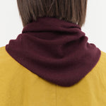 Demylee Accessories Scarves Nessa Small Cashmere Bandana in Garnet Garnet