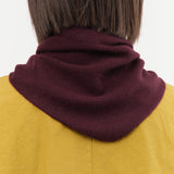Demylee Accessories Scarves Nessa Small Cashmere Bandana in Garnet Garnet