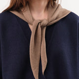 Demylee Accessories Scarves Nessa Small Cashmere Bandana in Hazelnut Hazelnut