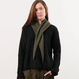 Demylee Accessories Scarves Nessa Small Cashmere Bandana in Loden Loden