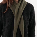 Demylee Accessories Scarves Nessa Small Cashmere Bandana in Loden Loden
