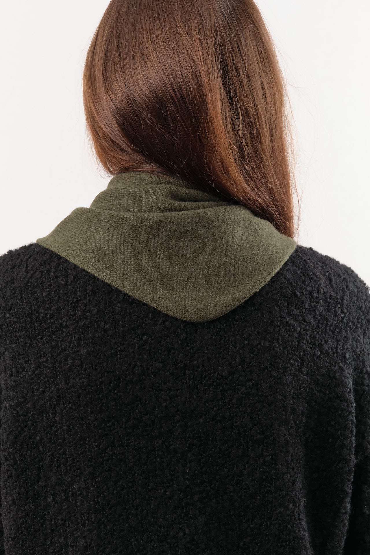 Demylee Accessories Scarves Nessa Small Cashmere Bandana in Loden Loden