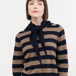 Demylee Accessories Scarves Nessa Small Cashmere Bandana in Navy Navy
