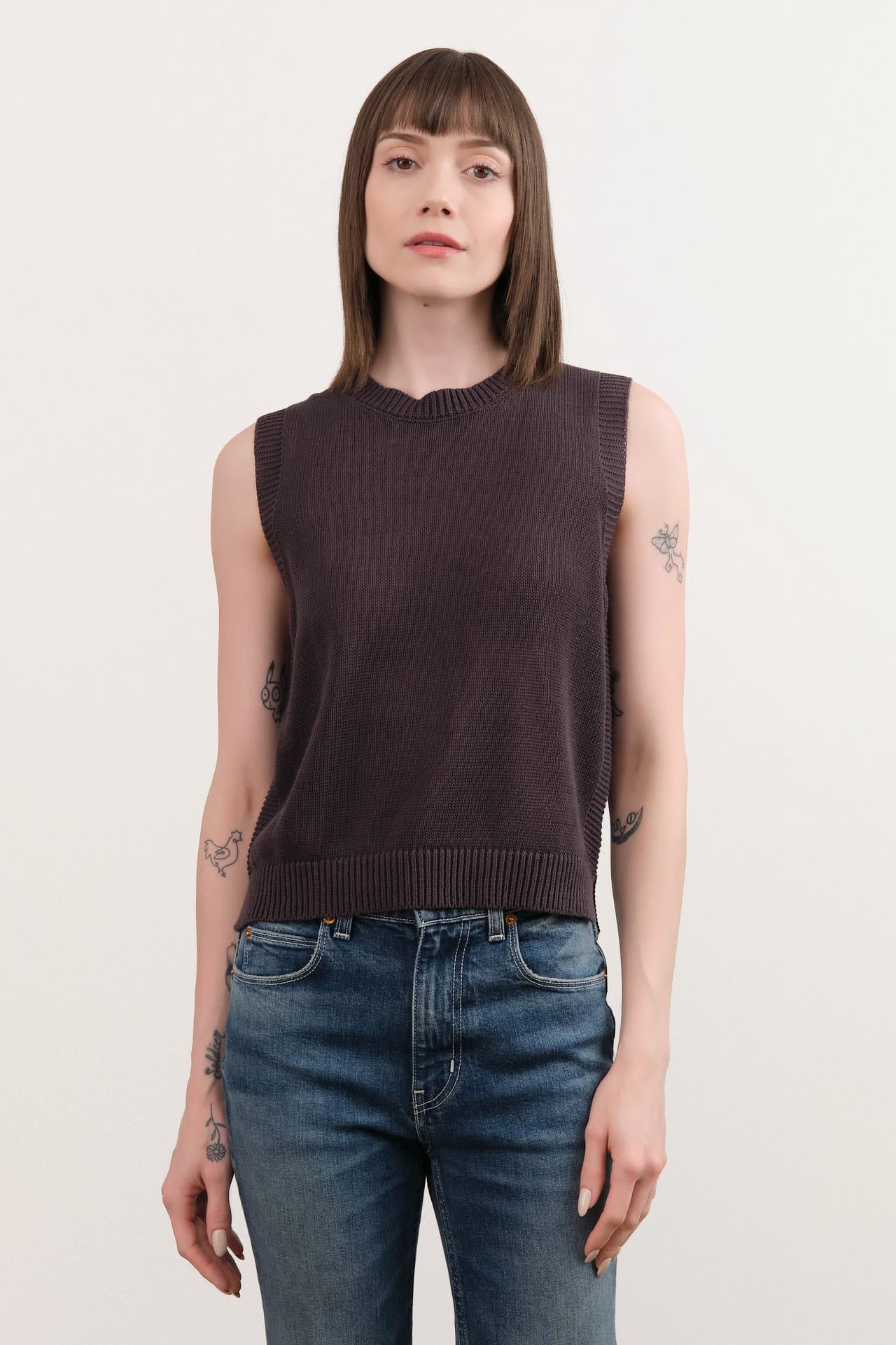 Demylee Apparel Womens Sweaters Olympia Cotton Linen Top