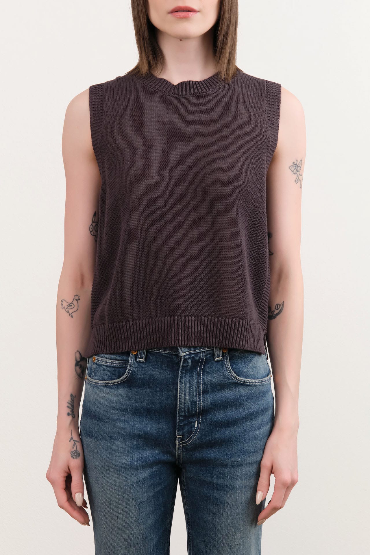 Demylee Apparel Womens Sweaters Olympia Cotton Linen Top