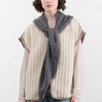DEMYLEE Accessories Bandanas Ruri Cashmere Bandana in Dark Heather Grey Dark Heather Grey / One Size