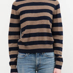 Demylee Apparel Womens Sweaters Sally Stripe Cashmere Sweater