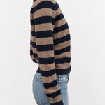 Demylee Apparel Womens Sweaters Sally Stripe Cashmere Sweater