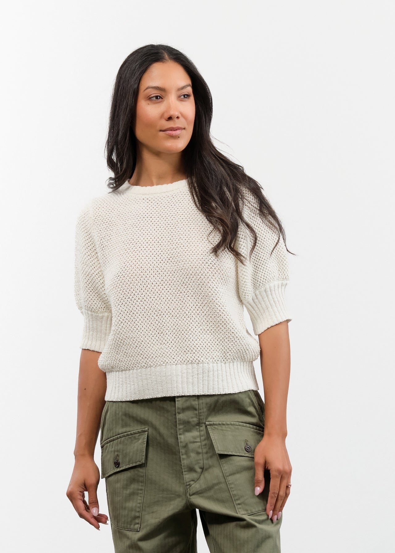 DEMYLEE Apparel Womens Sweaters Sherry Cotton Top