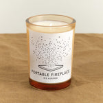 DS & DURGA Home Candles Portable Fireplace Candle