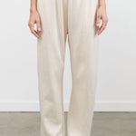 Wol Hide Apparel Womens Lounge Easy Sweatpant in Natural