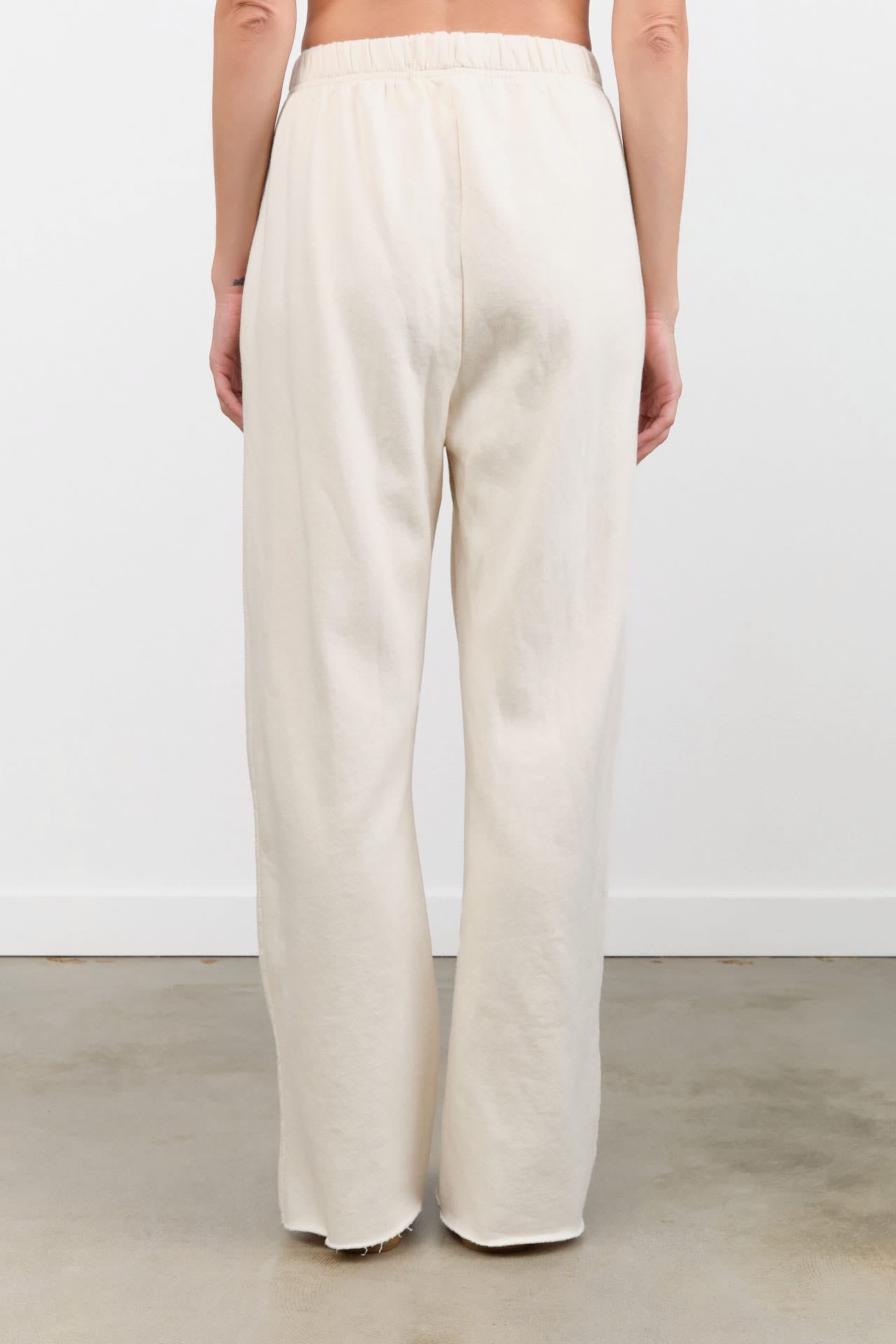 Wol Hide Apparel Womens Lounge Easy Sweatpant in Natural