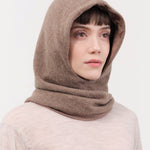 Elsa Esturgie Accessories Hats Objet Balaclava in Taupe Taupe