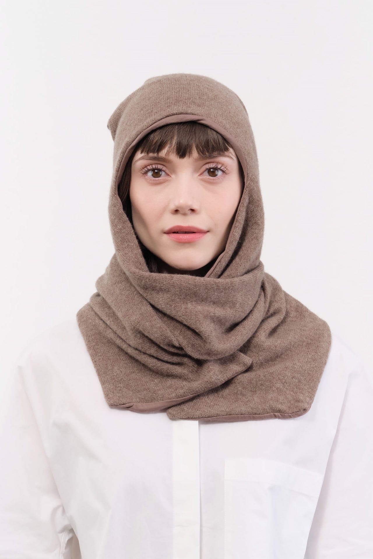 Elsa Esturgie Accessories Hats Orgeat Beanie Taupe / One Size