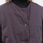 Elsa Esturgie Apparel Womens Sweaters Ormeau Vest in Carbon