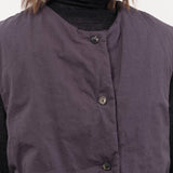 Elsa Esturgie Apparel Womens Sweaters Ormeau Vest in Carbon