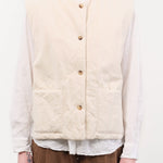 Elsa Esturgie Apparel Womens Sweaters Ormeau Vest in Ecru