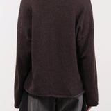 Elsa Esturgie Apparel Womens Sweaters Oubli Sweater in Brown