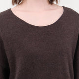 Elsa Esturgie Apparel Womens Sweaters Oubli Sweater in Brown