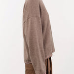 Elsa Esturgie Apparel Womens Sweaters Oubli Sweater in Taupe