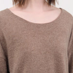 Elsa Esturgie Apparel Womens Sweaters Oubli Sweater in Taupe