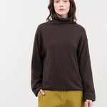 Elsa Esturgie Apparel Womens Sweaters Oxyde Sweater in Brown