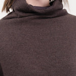 Elsa Esturgie Apparel Womens Sweaters Oxyde Sweater in Brown