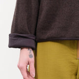 Elsa Esturgie Apparel Womens Sweaters Oxyde Sweater in Brown