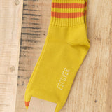 Escuyer Ankle Socks in Yellow and Orange