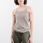 Evam Eva Apparel Womens Blouses Cashmere Camisole in Beige