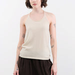 Evam Eva Apparel Womens Blouses Cashmere Camisole in Kinari