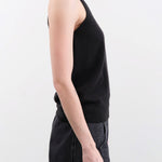Evam Eva Apparel Womens Blouses Cashmere Camisole in Sumi