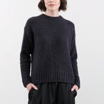 Evam Eva Apparel Womens Sweaters Cashmere Pullover in North Sea