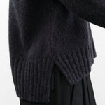 Evam Eva Apparel Womens Sweaters Cashmere Pullover in North Sea