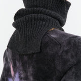 Evam Eva Accessories Scarves Cashmere Rib Snood in Charcoal Charcoal
