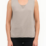 Cashmere Sleeveless by Evam Eva in Kinari